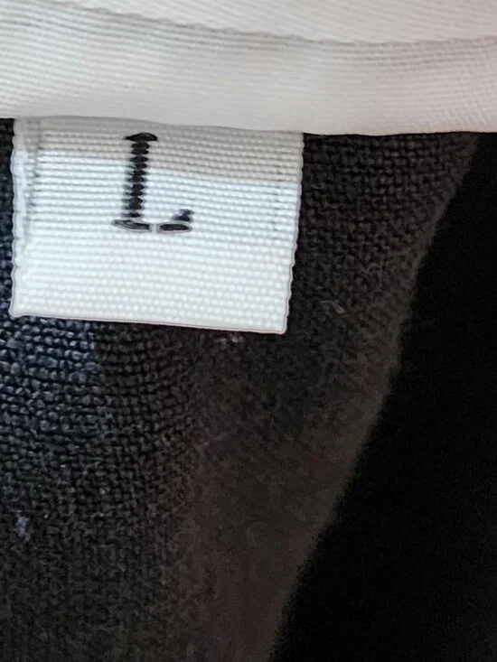 Bryn Walker Faded Black 100% Linen V-Neck Shift Dress - Picture 5 of 6